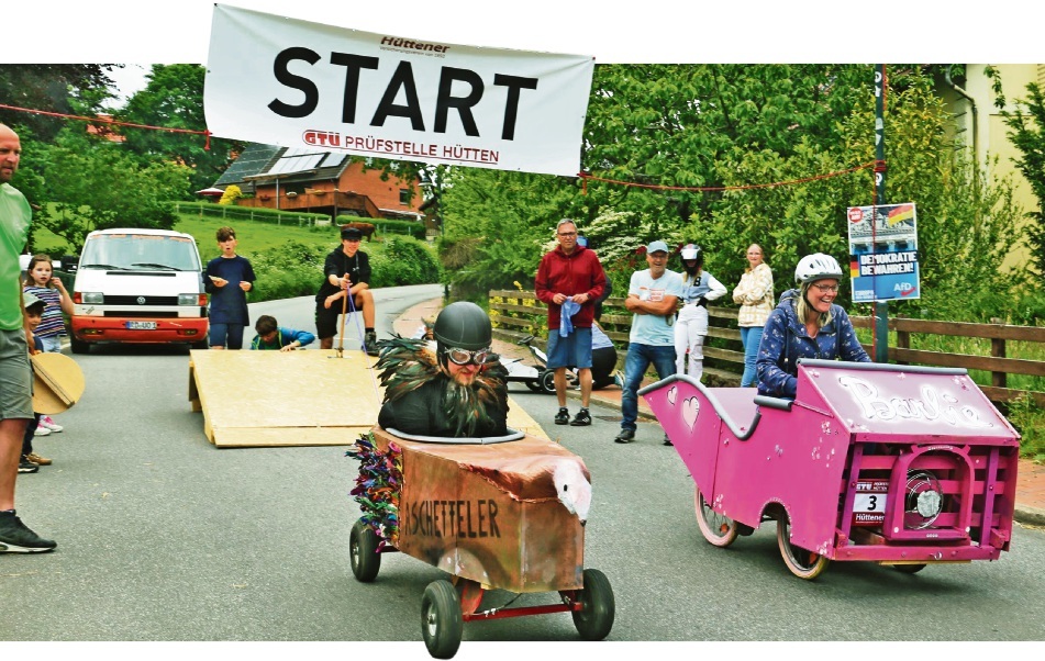 Sommerfest mit Seifenkistenrennen am 25.5.2024