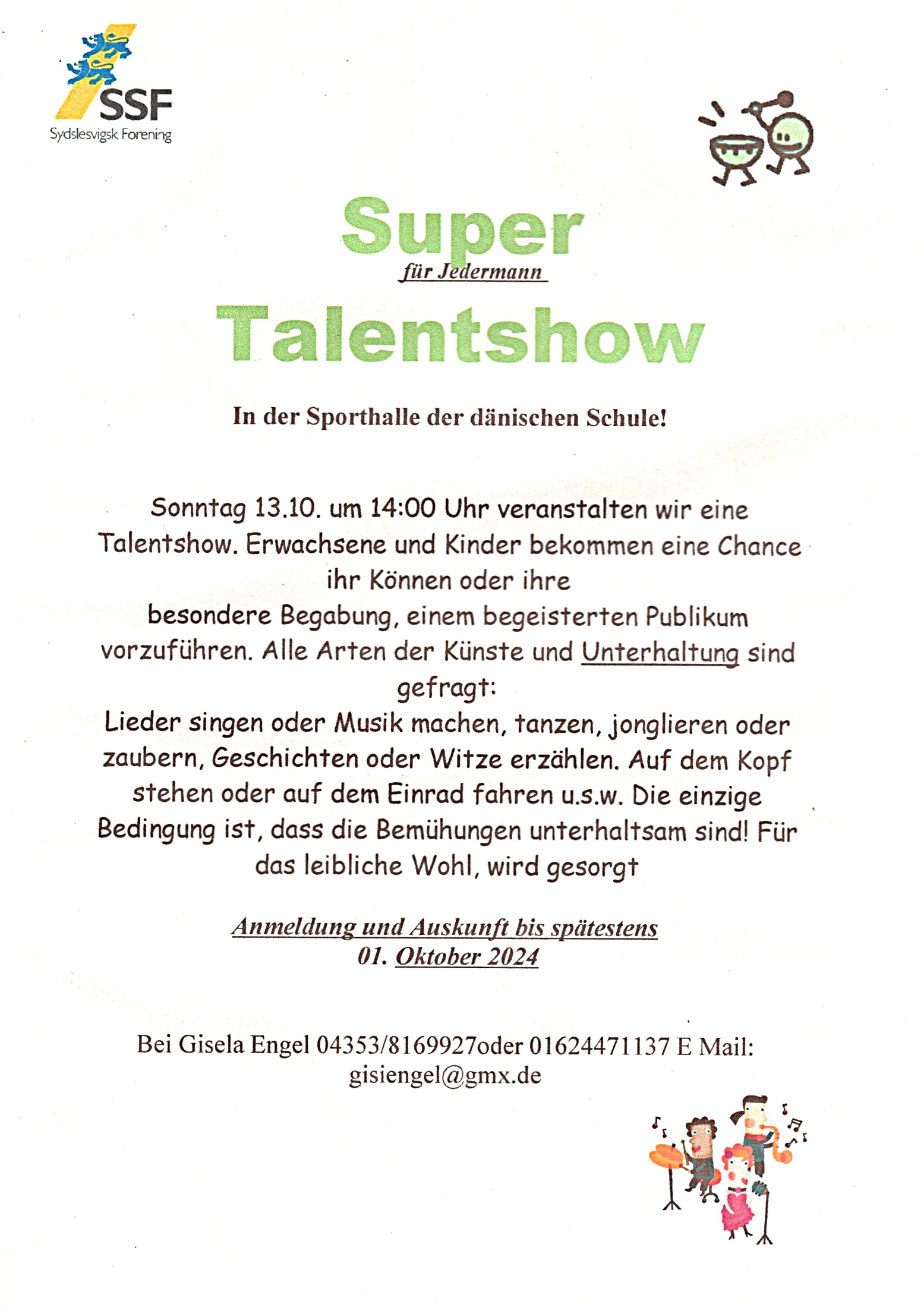 Talentshow für jedermann