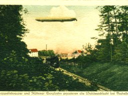 1924 - Zeppelin über Ascheffel