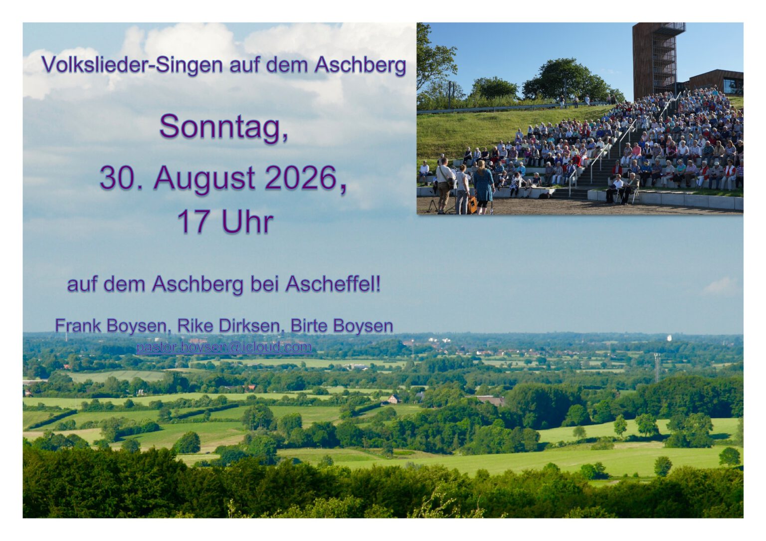 Aschbergsingen 2026 - Hier klicken zum Vergrößern Aschbergsingen 2026